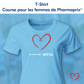 T-Shirt Course pour les femmes de Pharmaprix